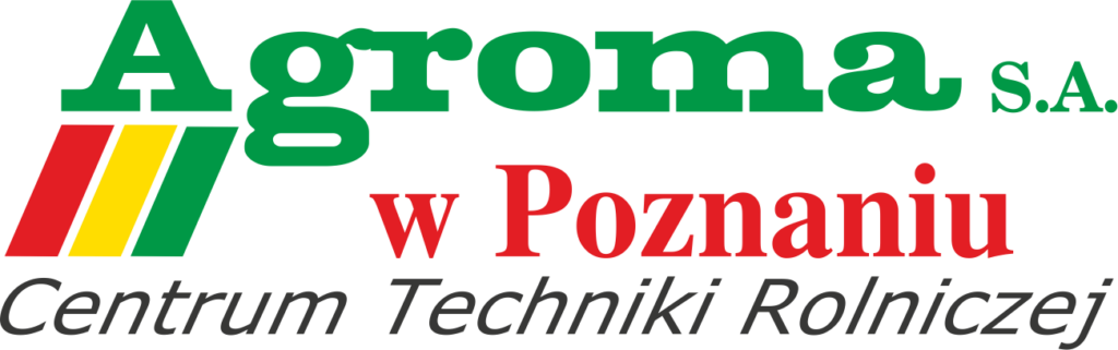 agroma s.a. w poznaniu z czarnym napisem